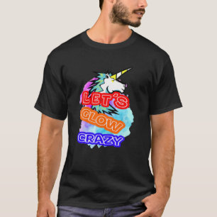 Camiseta Deixa-me brilhar, Festa de dança de Raves de Tecn