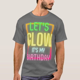Camiseta Deixa-me fazer o meu aniversário Festa de Brilho E