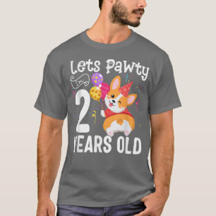 Camiseta Deixa-me feliz, eu tenho 2 anos, o Cachorro do Cac