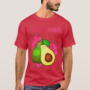 Camiseta Deixa-me surpreender o Casal Engraçado Avocado Veg