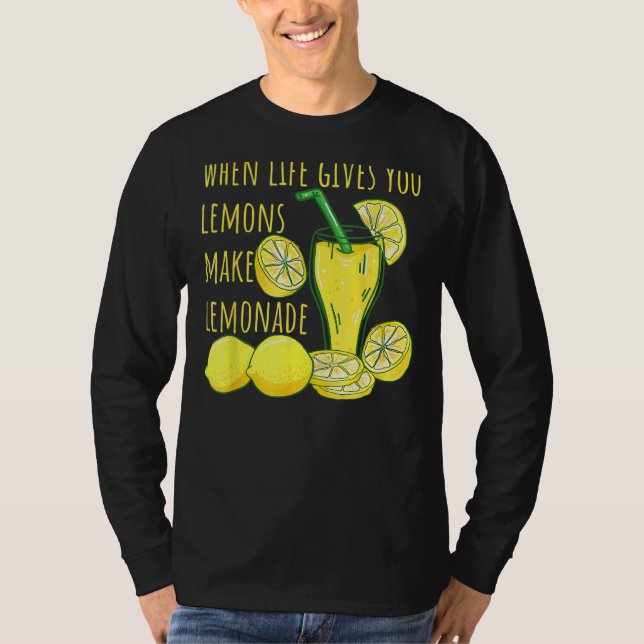 Camiseta Deixa Os Limões Serem Positivos 1 (Frente)