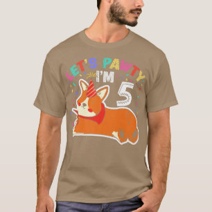 Camiseta Deixa Pawty Im 55th Birthday Corgi Dog1054