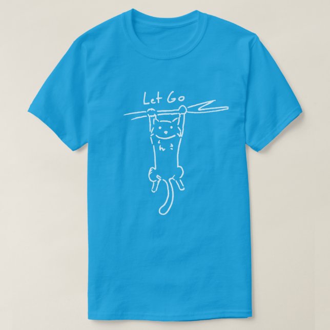Camiseta Deixado vai o gatinho (Frente do Design)