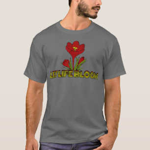 Camiseta Deixar a vida amando flores florista