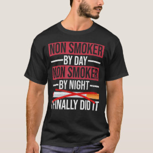 Camiseta Deixar De Fumar Citação Para Um Não Fumador