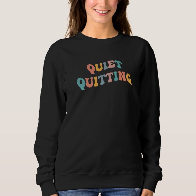 Camiseta Deixar de Trabalhar QuietQuitting  Meme Viral Piad (Frente)
