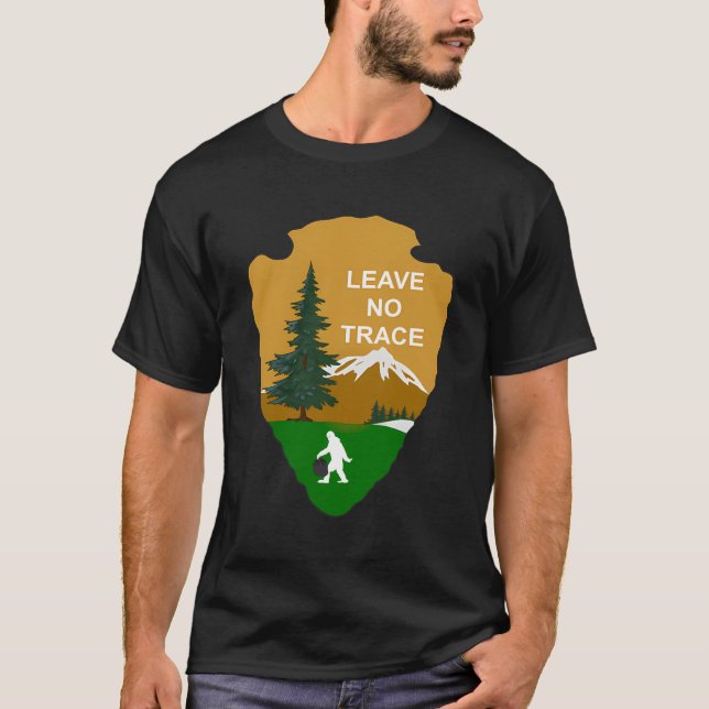 Camiseta Deixar Sem Rastrear Edição de Parques Nacionais (Frente)