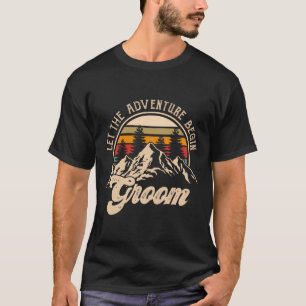 Camiseta Deixe a Aventura Começar Casal Noivo Casamento Cor