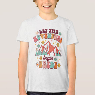 Camiseta Deixe a Aventura começar o lançamento nobre de cas