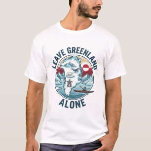 Camiseta Deixe a Groenlândia em Paz