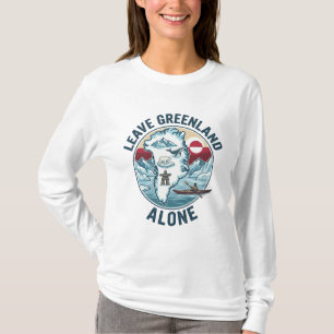 Camiseta Deixe a Groenlândia em Paz
