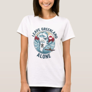 Camiseta Deixe a Groenlândia em Paz