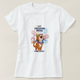Camiseta Deixe a Liberdade Medir - Fogos de Artifício Patri