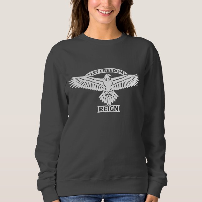 Camiseta Deixe a Liberdade Reinar – Emblema da Águia da Lib (Frente)