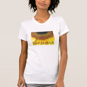Camiseta Deixe a luz do sol dentro