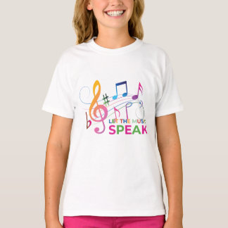 Camiseta Deixe A Música Falar, Notas Musicais
