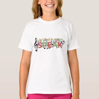 Camiseta Deixe A Música Falar, Notas Musicais