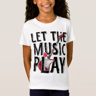 Camiseta Deixe A Música Tocar Violão Elétrico