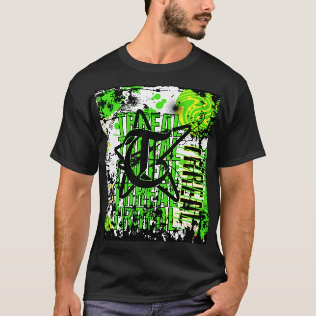 Camiseta Deixe a sua expressão falar através da sua moda (Frente)