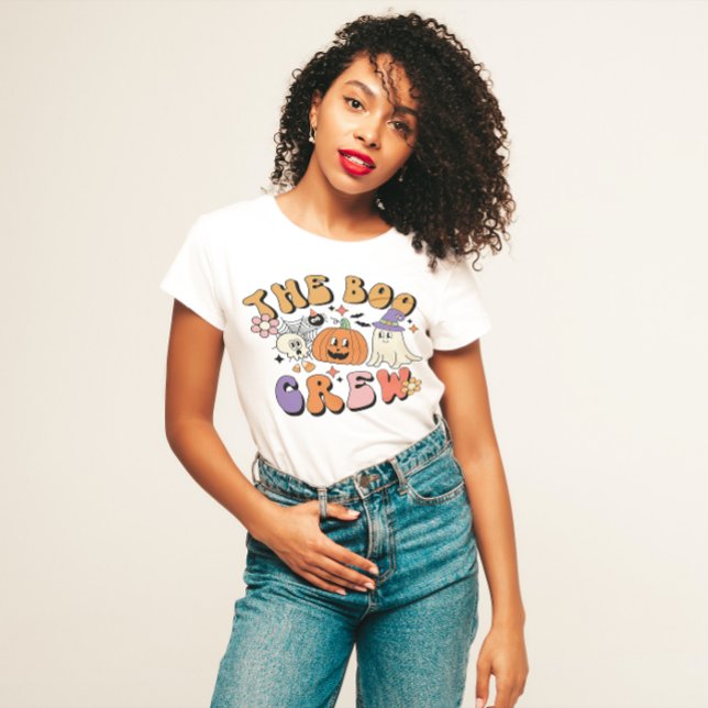 CAMISETA DEIXE A TRIPULAÇÃO DE BOO FANTASMA E PEGUE (Criador carregado)