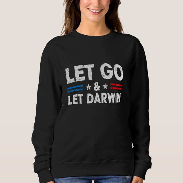 Camiseta Deixe Darwin Engraçado Tendência Sarcástica Deixe  (Frente)