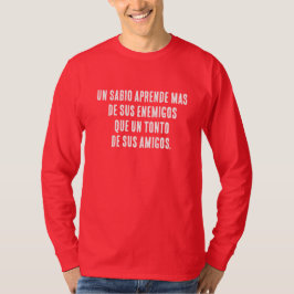 CAMISETA DEIXE DE PENSAR QUE SEUS INIMIGOS SÃO UMA MALDIÇÃO