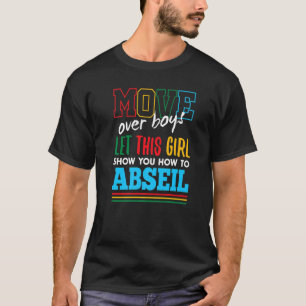 Camiseta Deixe Essa Garota Te Mostrar Como Abseili Engraçad