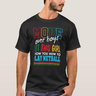Camiseta Deixe Essa Garota Te Mostrar Como Jogar Netball En