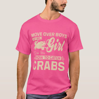 Camiseta Deixe essa garota te mostrar como pegar caranguejo