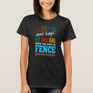 Camiseta Deixe Essa Garota Te Mostrar Como Vestir Uma Cerca