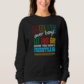 Camiseta Deixe Esta Garota Mostrar Como Esquiar com Freesty