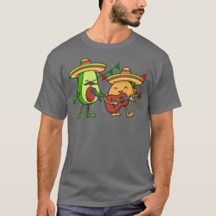 Camiseta Deixe Fiesta Avocado & Tacos Cinco De Mayo Meican 