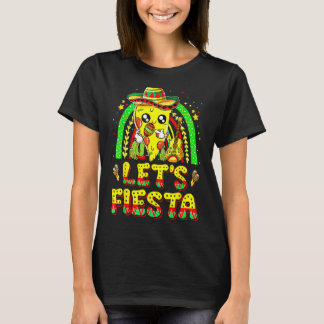 Camiseta Deixe Fiesta Dabbing Taco Rainbow Cinco De Mayo Pa