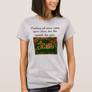 Camiseta Deixe Ir, Confie Em Deus.