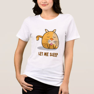 Camiseta Deixe-Me Dormir Engraçado Citação