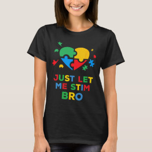 Camiseta Deixe-Me Estimulá-Lo Bro Engraçado Autismo Consciê