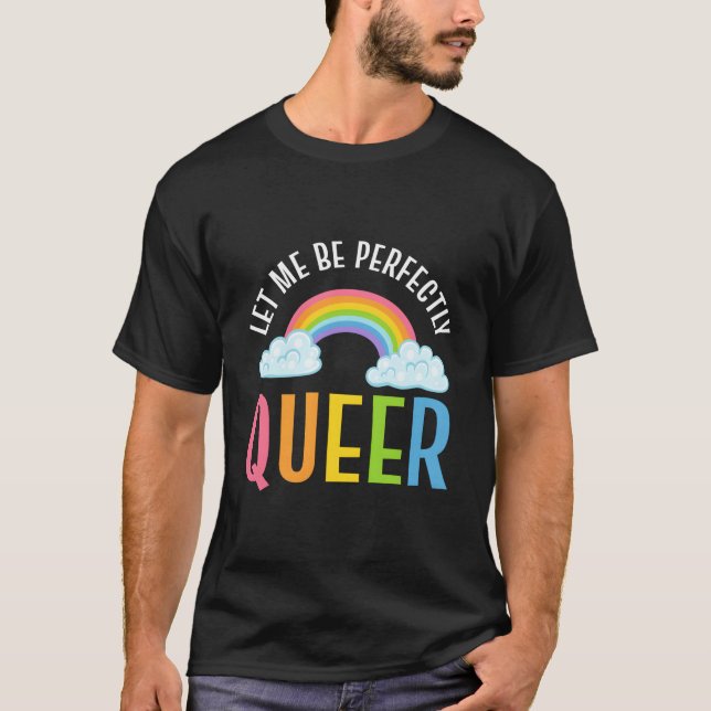 Camiseta Deixe-me Ser Perfeitamente Defensor da Igualdade d (Frente)