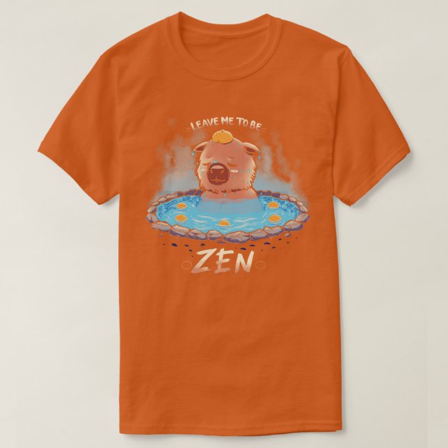 Camiseta Deixe-me ser Zen (Frente do Design)