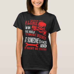 Camiseta Deixe-me sozinho, estou com humor para jogar uma c