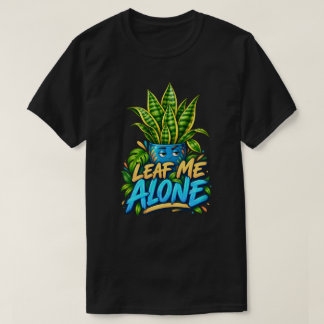 Camiseta Deixe-me Sozinho Planta de Cobra Engraçada Amante