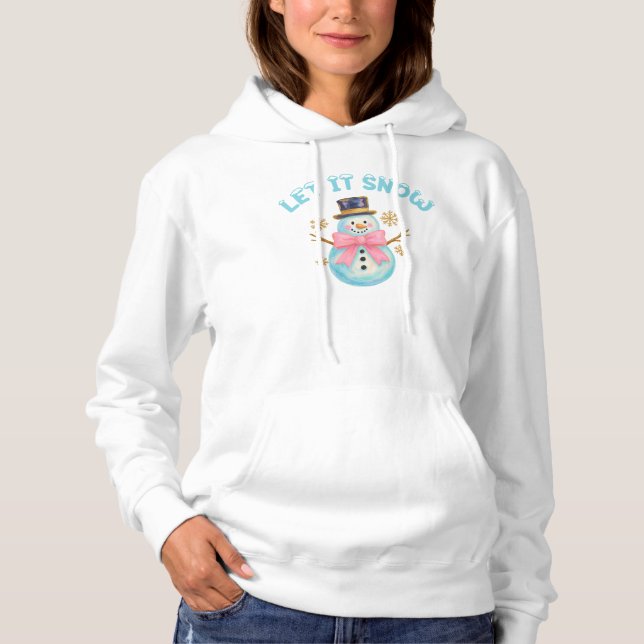 Camiseta Deixe Nevar Boneco de Neve (Frente)