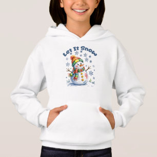 Camiseta Deixe Nevar Boneco de Neve Inverno