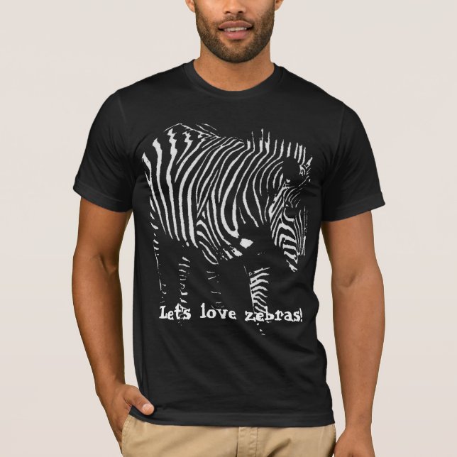 Camiseta Deixe-nos amar zebras! (Frente)