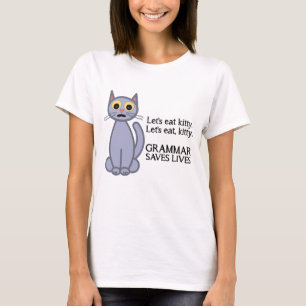 Camiseta Deixe-nos comer o gatinho