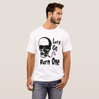 Camiseta deixe-nos ir a queimadura uma