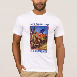 Camiseta Deixe-nos ir obtêm-nos! E.U. Fuzileiros navais