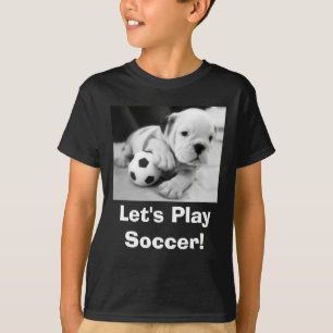 Camiseta Deixe-nos jogar o futebol! Obscuridade inglesa do