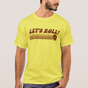 Camiseta Deixe-nos rolar dados do jogo de Roleplaying