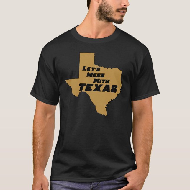 Camiseta Deixe-nos sujar com Texas Brown (Frente)