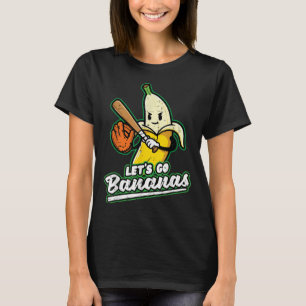 Camiseta Deixe o 's ir Banana Engraçado Homens Meninos